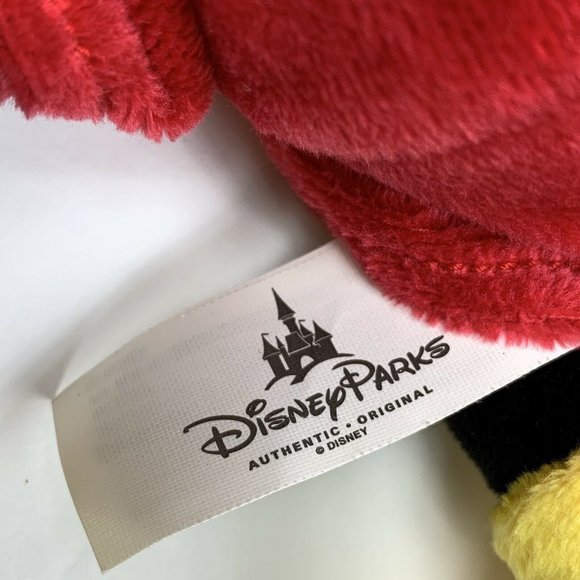 Disney Parks Mickey Mouse Plush Toy 10 in Stuffed Animal World Land Souvenir NWT - Picture 3 of 5